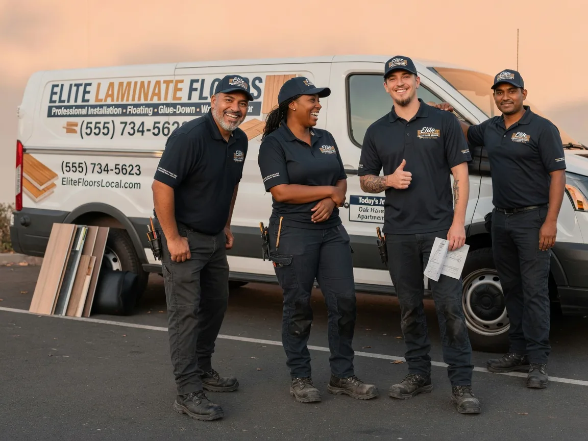Laminate flooring installation company in Fisher, LA
